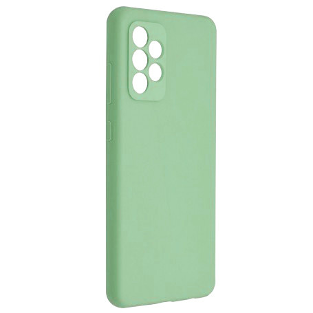 Husa Samsung Galaxy A23 5G, Luxury Silicone, catifea in interior, protectie camere, verde maslina