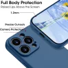 Husa Apple iPhone 13 Pro Max, Luxury Silicone, catifea in interior, protectie camere, verde inchis