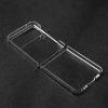 Husa de protectie pentru Samsung Galaxy Z Flip 3 , policarbonat transparent cu margini flexibile din TPU
