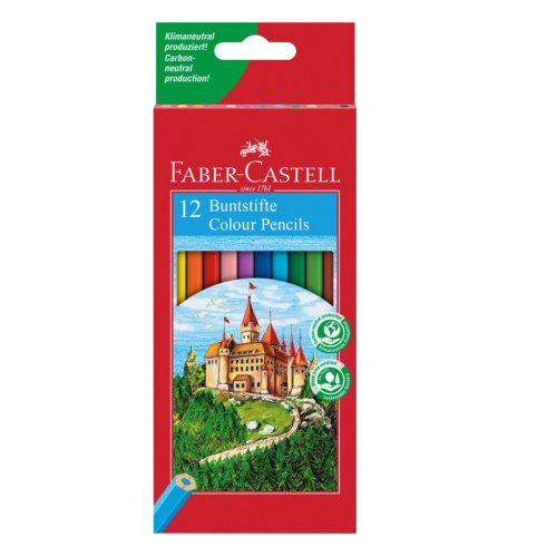 Set creioane colorate Faber Castell, 12 culori