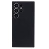 Husa Samsung Galaxy S24 Ultra, Luxury Silicone, catifea in interior, protectie camere, neagra
