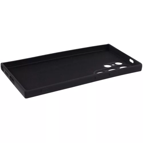 Husa Samsung Galaxy S24 Ultra, Luxury Silicone, catifea in interior, protectie camere, neagra
