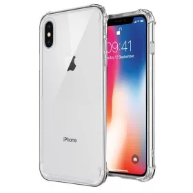   Husa Apple iPhone X/XS, TPU transparent, intarituri in colturi, grosime 1,5 mm