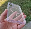 Husa protectie Samsung Galaxy S24 Ultra, Colorful MagSafe, TPU, clear pink