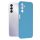 Husa Samsung Galaxy A14 5G, Luxury Silicone, protectie camera, catifea in interior, albastru deschis