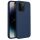 Husa Apple iPhone 16 Pro Max, Luxury Silicone, catifea in interior, albastra