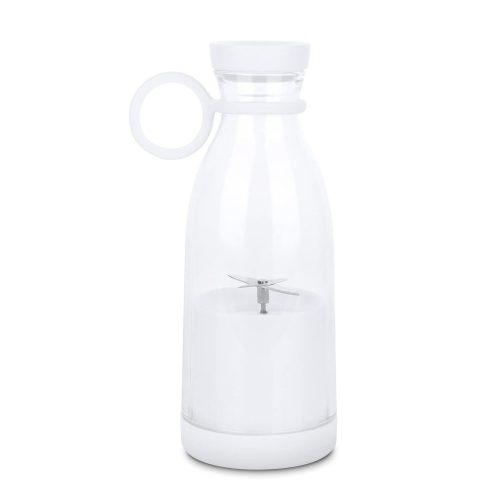 Mini blender / smoothie maker portabil A-579, 300 ml, incarcare USB, alb