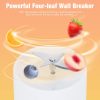 Mini blender / smoothie maker portabil A-579, 300 ml, incarcare USB, alb