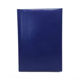   Agenda A5 nedatata Herlitz 9479810, 224 pagini, coperta buretata albastra