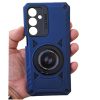 Husa Samsung Galaxy A26, Rotating Bracket, protectie camera, prindere magnetica, albastru inchis