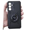 Husa Samsung Galaxy A36, Rotating Bracket, protectie camera, prindere magnetica, neagra
