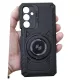 Husa Samsung Galaxy S25, Rotating Bracket, protectie camera, prindere magnetica, neagra