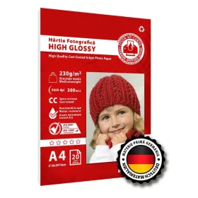 Hartie foto High Glossy, 230g/mp, cc, A4, 20 coli