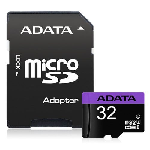 Card de memorie 32GB MicroSDHC Ultra-High A-Data, Read/Write: 1400 /100 (IOPs) AUSDH32GUICL10-RA1 