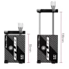 Suport telefon pentru bicicleta GUB G81, aliaj aluminiu, reglabil, gri inchis