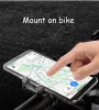 Suport telefon pentru bicicleta GUB G81, aliaj aluminiu, reglabil, gri inchis