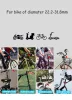 Suport telefon pentru bicicleta GUB G81, aliaj aluminiu, reglabil, gri inchis