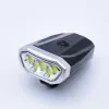 Lanterna bicicleta BL-Q05, 5 leduri COB, acumulator intern, incarcare cablu MicroUSB, neagra