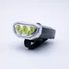 Lanterna bicicleta BL-Q05, 5 leduri COB, acumulator intern, incarcare cablu MicroUSB, neagra
