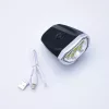 Lanterna bicicleta BL-Q05, 5 leduri COB, acumulator intern, incarcare cablu MicroUSB, neagra