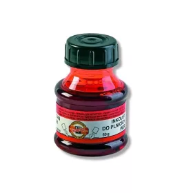 Calimara cu cerneala Koh-I-Noor, cerneala rosie, 50 ml