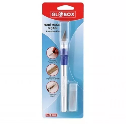 Cutter CNX YDL-1001/I0022, precizie, blister, 12 lame de rezerva incluse