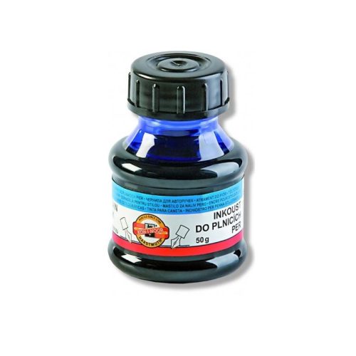 Calimara cu cerneala Koh-I-Noor, cerneala albastra, 50 ml