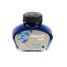   Calimara cu cerneala Pelikan 4001, cerneala albastra, 62.5 ml