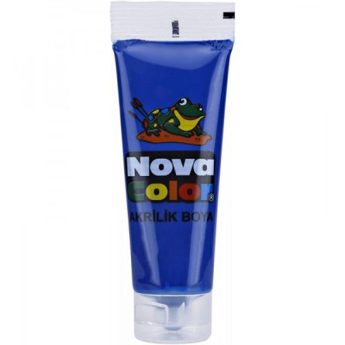 Culori acrilice Nova Color, 75ml, albastru