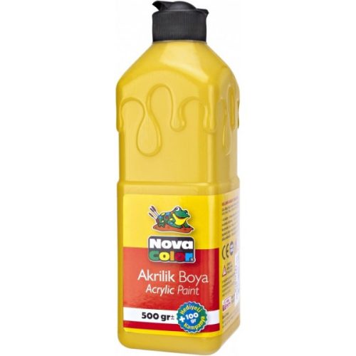 Culori acrilice Nova Color, 500ml, galben