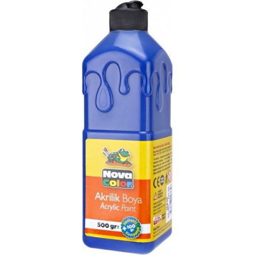 Culori acrilice Nova Color, 500ml, albastru
