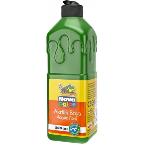 Culori acrilice Nova Color, 500ml, verde
