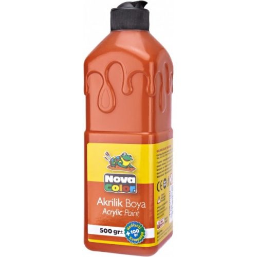 Culori acrilice Nova Color, 500ml, portocaliu