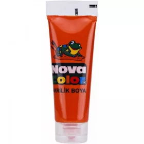 Culori acrilice Nova Color, 75ml, portocaliu