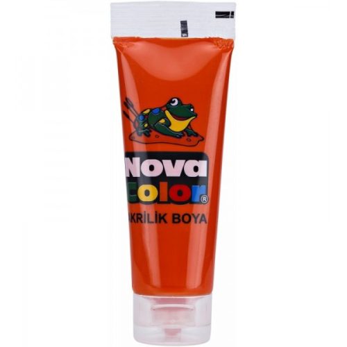 Culori acrilice Nova Color, 75ml, portocaliu