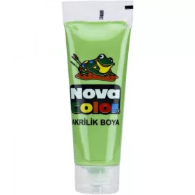 Culori acrilice Nova Color, 75m, verde deschis
