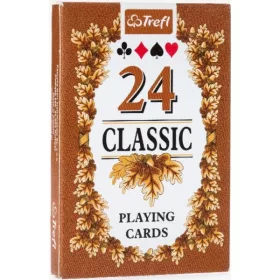   Carti de Joc Trefl Classic, 24 carti/pachet, multicolor, 3+ ani