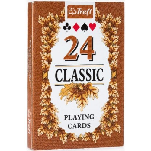 Carti de Joc Trefl Classic, 24 carti/pachet, multicolor, 3+ ani