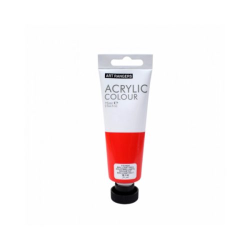 Culori acrilice Magi-Wap Art Rangers, 75ml, diverse culori, FEA75T, rosu briliant