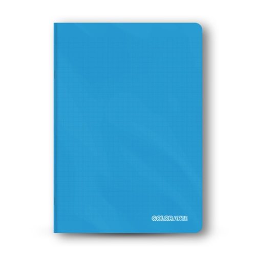 Caiet scolar A4 Colorarte, 60 file, matematica, coperta plastic albastra, 70g/mp