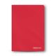 Caiet scolar A4 Colorarte, 60 file, matematica, coperta plastic rosie, 70g/mp