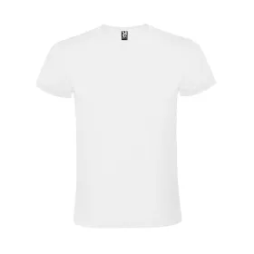 Tricou bumbac Roly ATOMIC 150, alb, diverse marimi