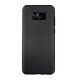 Husa de protectie Carbon Case pentru Samsung Galaxy S8 Plus, TPU moale cu aspect carbon, negru