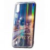 Husa de protecție pentru Samsung Galaxy A10/M10, hibrid TPU + PC, efect metalic, Streets
