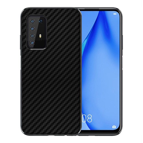 Husa de protectie Carbon Case pentru Huawei P40, TPU moale cu aspect carbon, negru