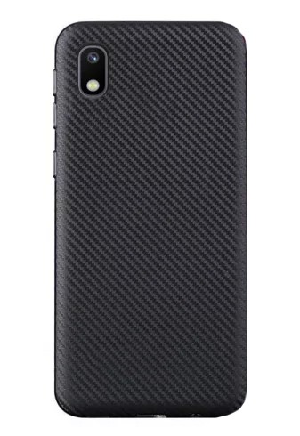 Husa de protectie Carbon Case pentru Huawei Y5 2019, TPU moale cu aspect carbon, negru