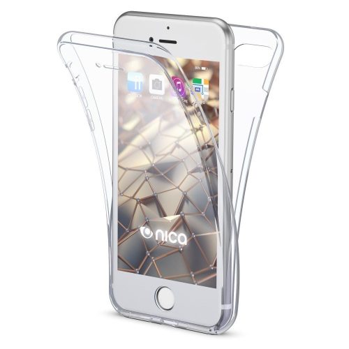 Husa Full TPU 360° pentru iPhone 6 Plus / 6S Plus, transparenta