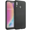 Husă Full Cover 360° pentru Huawei P20 Lite (față + spate + sticlă), neagră