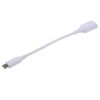 Cablu OTG USB 3.1 USB Type-C to USB A, 18 cm, alb