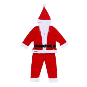   Costum Mos Craciun pentru baieti, 4 - 6 ani, 5 piese, catifea